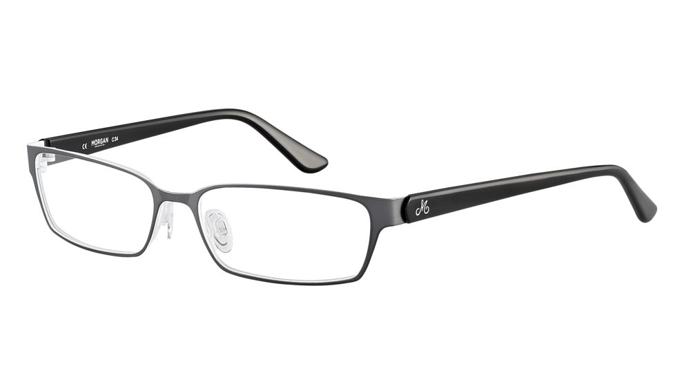 Morgan 203125 Bifocal Prescription Eyeglasses - Grey Frame and Clear Lens 203125-432BI