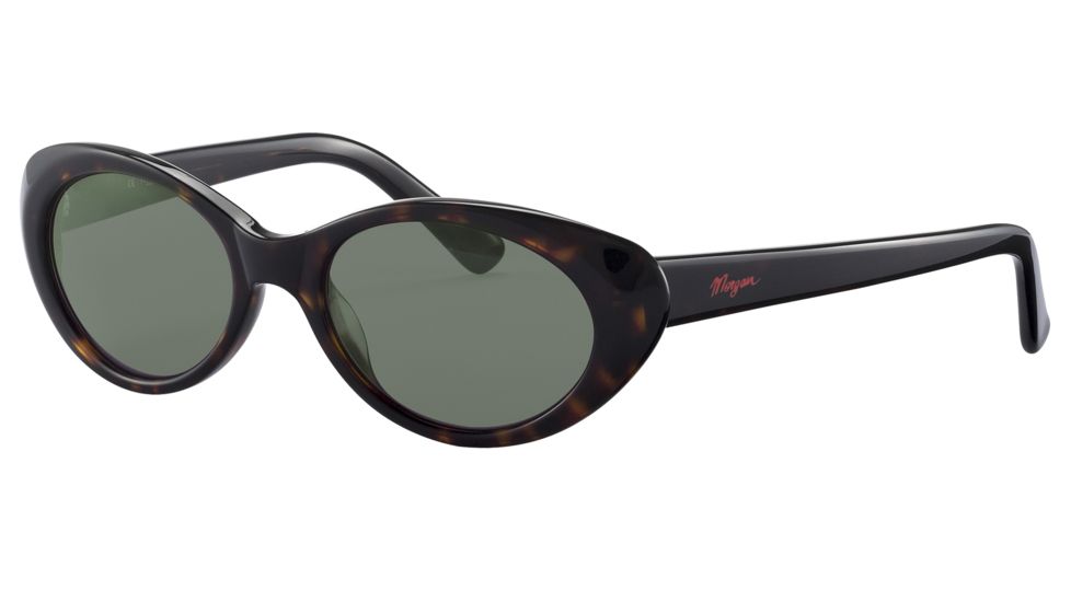 Morgan 207137 Single Vision Prescription Sunglasses - Brown Frame and Grey Green Lens 207137-8940SV