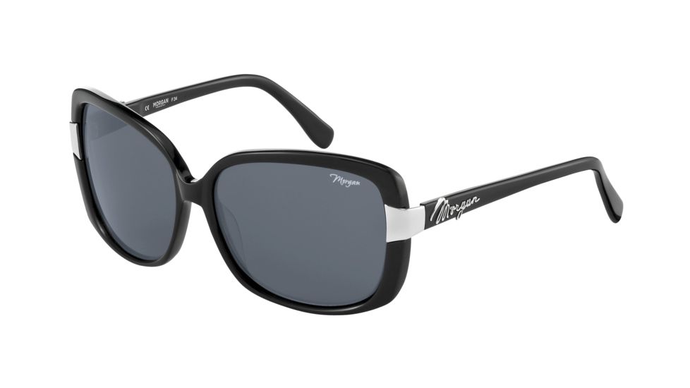 Morgan 207142 Progressive Prescription Sunglasses - Black Frame and Grey Lens 207142-8840PR