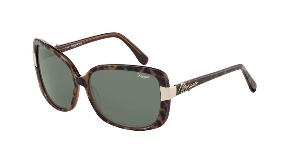 Morgan 207142 Progressive Prescription Sunglasses - Brown Frame and Grey Green Lens 207142-6512PR