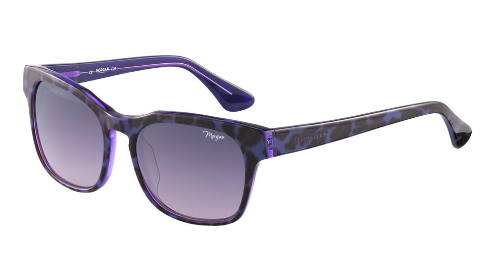 Morgan No. 207143 Sunglasses - Blue Frame and Violet Gradient Lens 207143-6514