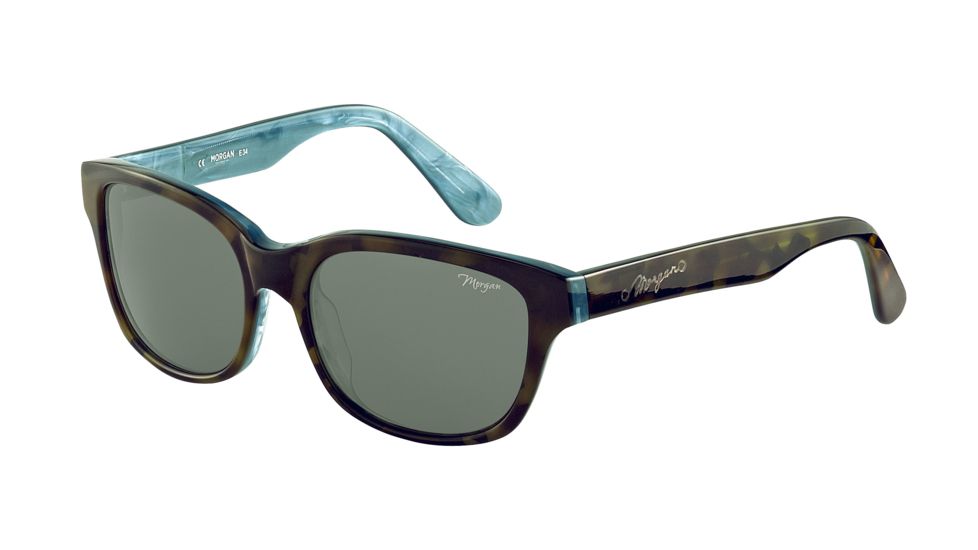 Morgan 207144 Progressive Prescription Sunglasses - Brown Frame and Grey Green Lens 207144-6503PR