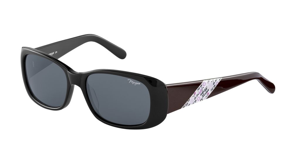 Morgan 207145 Bifocal Prescription Sunglasses - Black Frame and Grey Lens 207145-8840BI