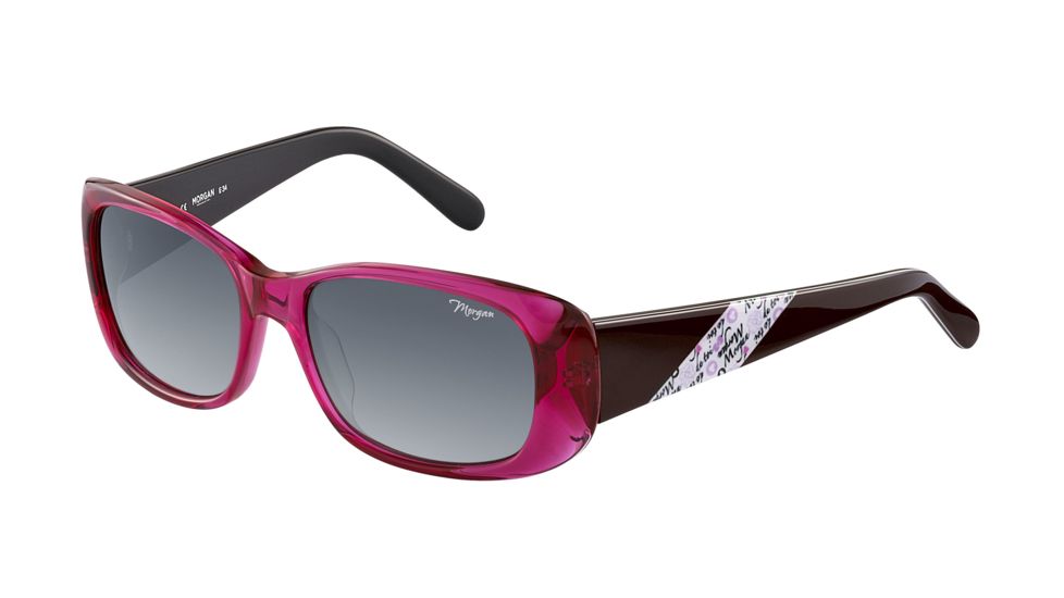 Morgan 207145 Bifocal Prescription Sunglasses - Pink Frame and Black Gradient Lens 207145-6502BI