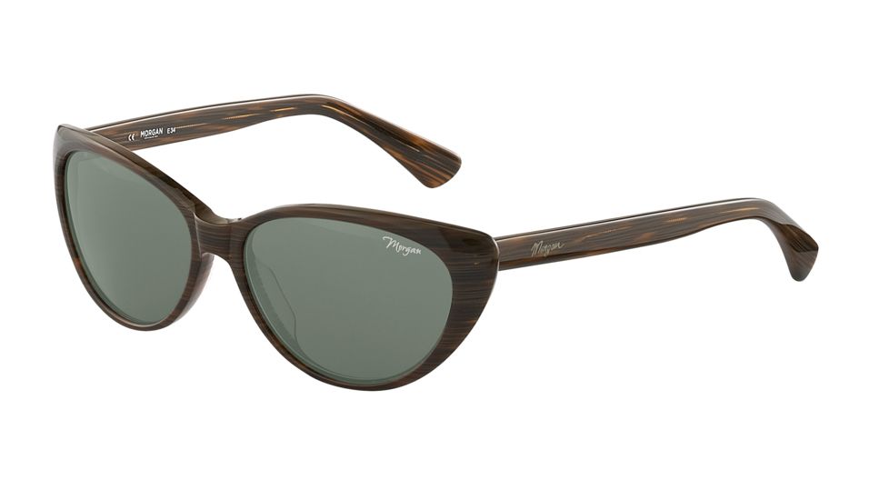 Morgan 207147 Progressive Prescription Sunglasses - Brown Frame and Grey Green Lens 207147-6508PR