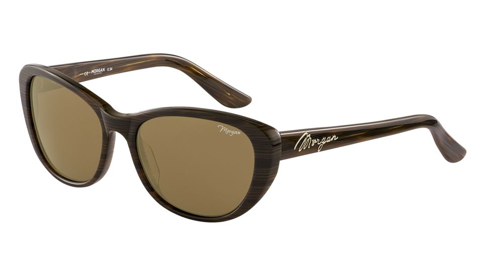 Morgan 207148 Single Vision Prescription Sunglasses - Brown Frame and Brown Lens 207148-6508SV