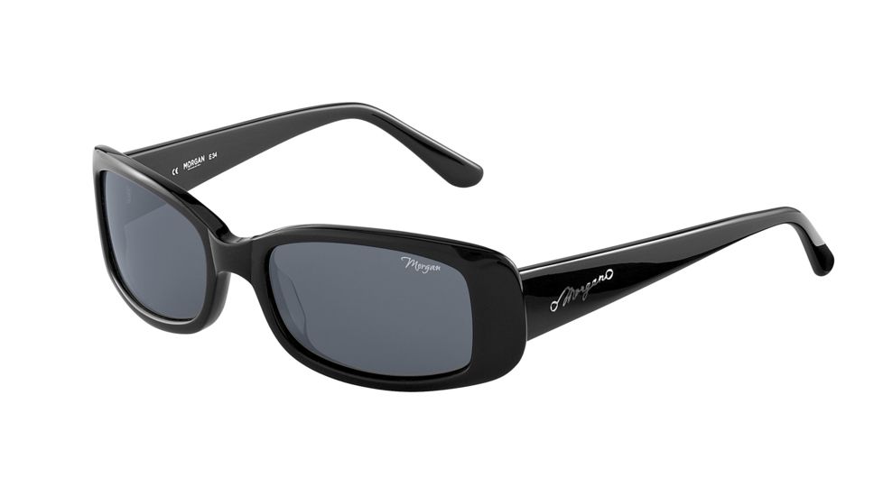 Morgan 207152 Single Vision Prescription Sunglasses - Black Frame and Grey Lens 207152-8840SV