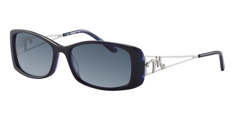Morgan No. 207205 Sunglasses - Violet Frame and Grey Blue Gradient Lens 207205-6355