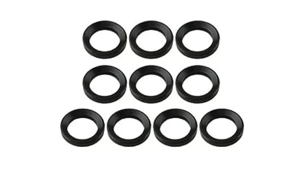 Moriarti AR-15 5.56/.223 Steel Crush Washer, Pack Of 10, 1/2x28 Thread, Phosphate, CW-10-1228