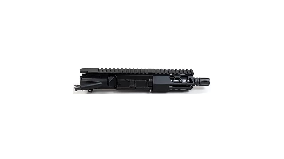Moriarti AR-15, 5.56x45mm NATO, 5 inch Upper Receiver, Medium, Micro Length, 1-5 Twist, 1/2x28, A2 Flash Hider, Nitride, MAR-556-4-A2