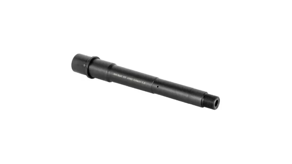 Moriarti AR-15 .300 AAC Blackout Threaded Barrel, 7.5 inch, Medium, Pistol Length, 1-7 Twist, 5/8x24, QPQ Corrosion Resistant, Black, MAR-300-7-BRL