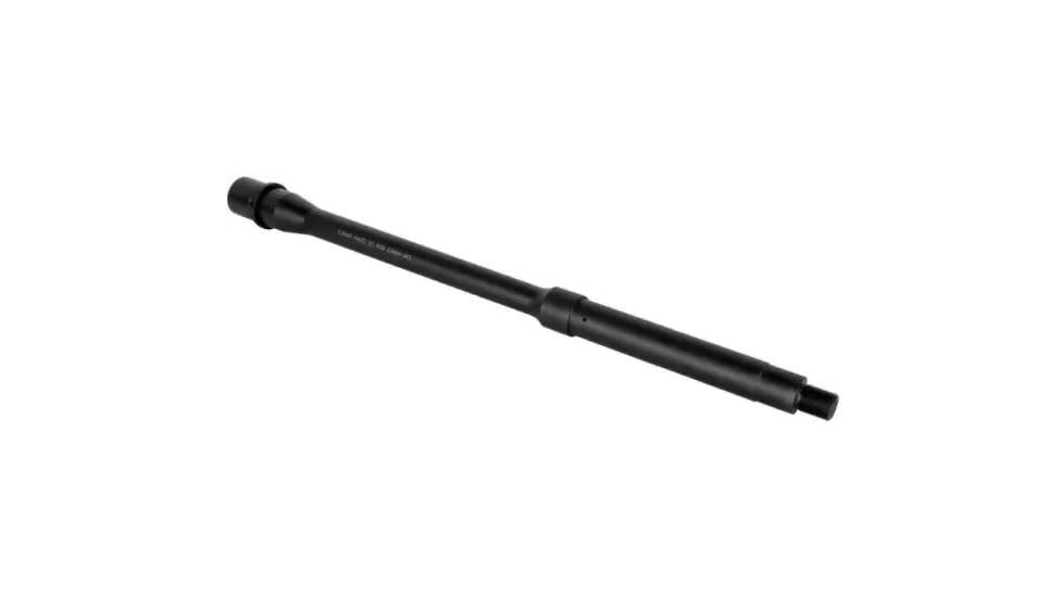 Moriarti AR-15 5.56x45mm NATO Threaded Barrel, 14.5 inch, Government, Mid Length, 1-7 Twist, 1/2x28, Nitride, Black, MAR-556-145-GOV-BRL