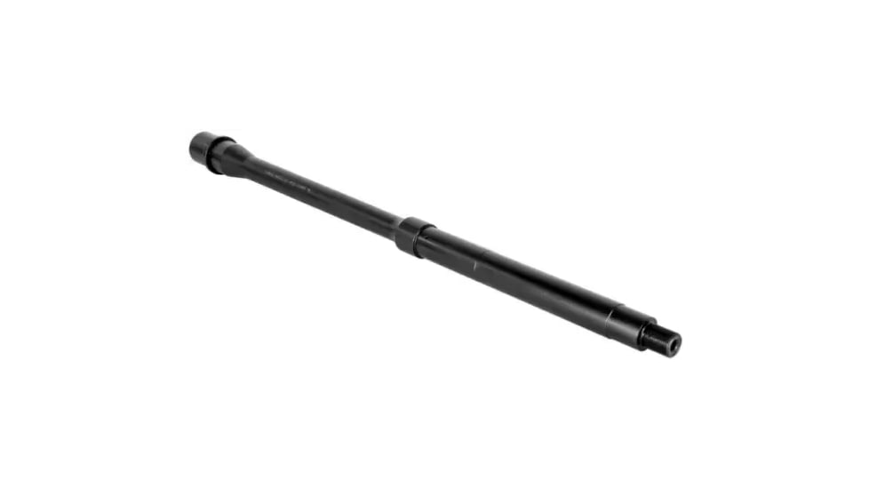 Moriarti AR-15 5.56x45mm NATO Threaded Barrel, 16 inch, Government, Mid Length, 1-7 Twist, 1/2x28, Nitride, Black, MAR-556-16-MID-GOV-BRL
