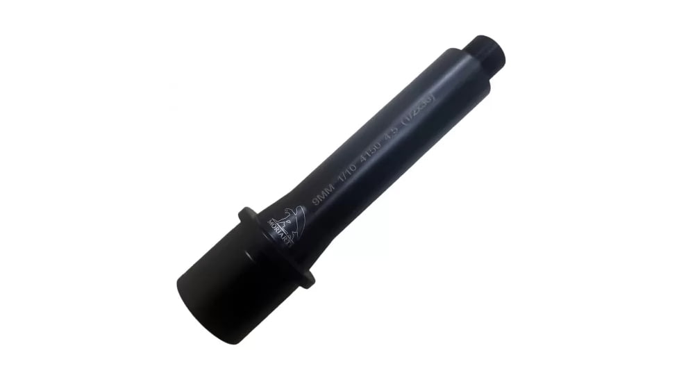 Moriarti AR-15 Rifle Barrel Threaded, 9mm Luger, 5.5 inch, Medium, 1-10 Twist, 1/2x36 Thread, Nitride, Black, 5.5 inch, MAR-BRL-559-MED-1236