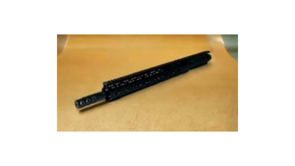 Moriarti Complete Upper Receiver, AR-15, 5.56 Nato, 16 inch Barrel, M4, Carbine Length, 1x7 Twist, 1/2x28 Thread, M-LOK Handguard, Triport, Hardcoat Anodized, Black, MAR-556-16-15-TRI