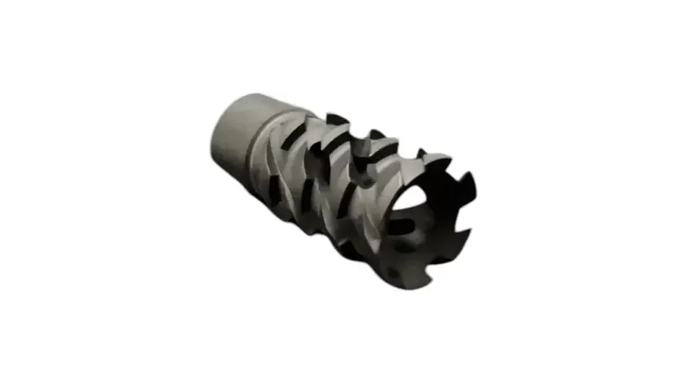 Moriarti AR-15 / AR-10 Walking Dead Flash Hider, 300 AAC Blackout, 5/8x24, Nitride, Black, MAR-WD-BLK-30