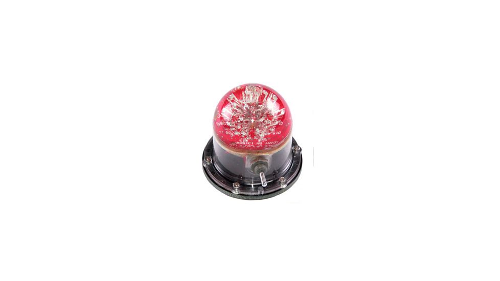 Morovision CIRLS Model A 18-LED Dome Headed Infrared Marker, Flashing, Amber MVB-903512-LVA
