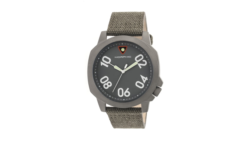 Morphic 4103 M41 Series Mens Watch, Green Dial, 44mm, Gray Case MPH4103
