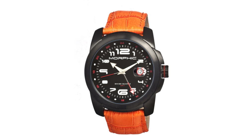 Morphic M14 Series Mens Watch, Black-Orange MPH1408
