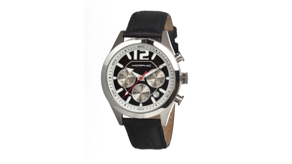 Morphic M15 Series Mens Watch, Black-Silver-Multicolor MPH1501