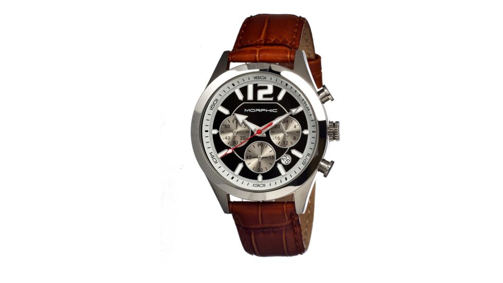 Morphic M15 Series Mens Watch, Brown-Silver-Multicolor MPH1502