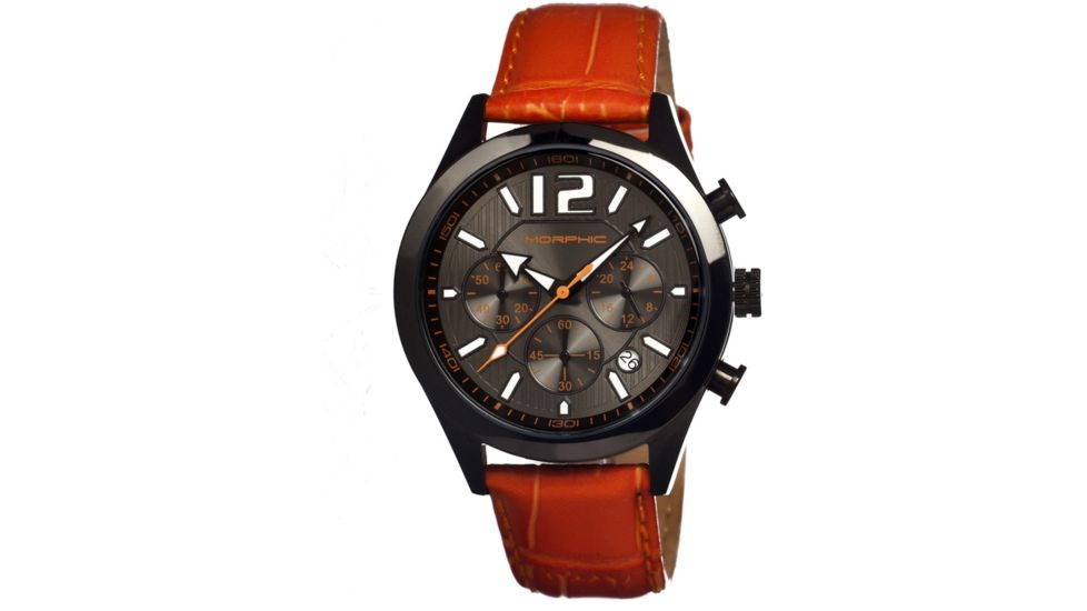 Morphic M15 Series Mens Watch, Orange-Black-Grey MPH1506