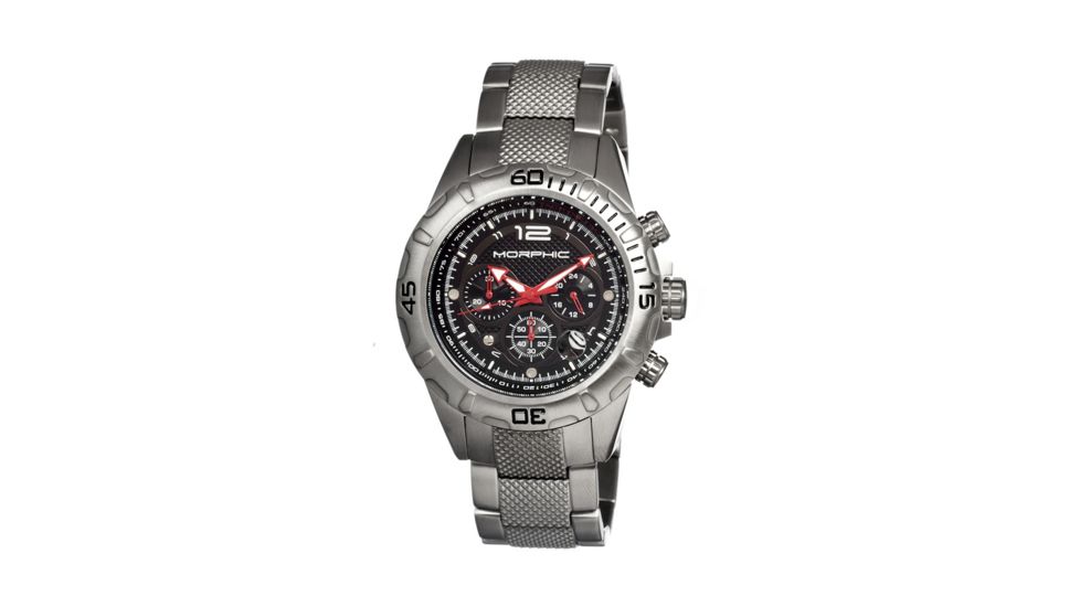 Morphic M17 Series Mens Watch, Silver-Black MPH1702