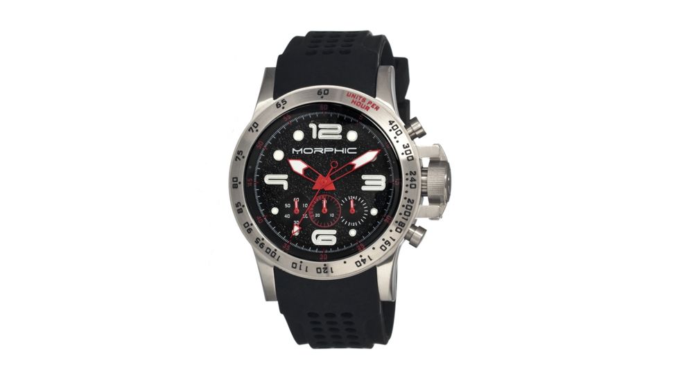 Morphic M23 Chronograph Mens Watch, Black Dial, 45mm Case Diameter MPH2301