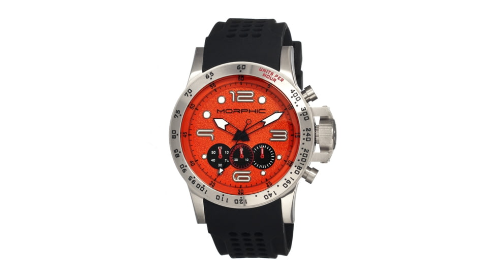 Morphic M23 Chronograph Mens Watch, Orange Dial, 45mm Case Diameter MPH2307