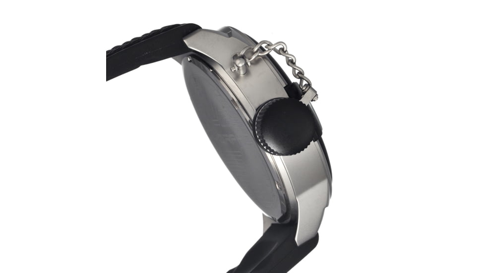 Morphic M24 Series Watch,Black Silicone Band,Silver Hand,Black Bezel,Black Analog Dial,Strap Buckle MPH2401