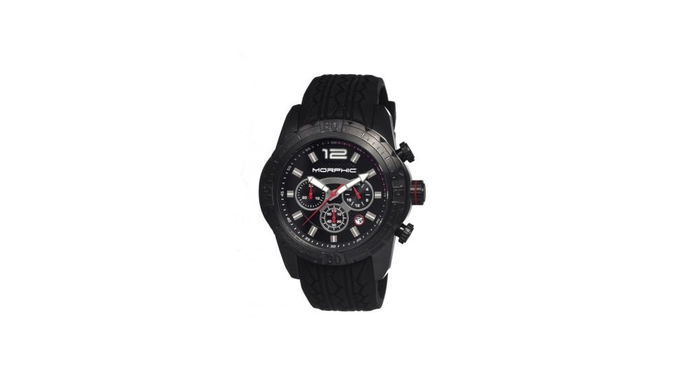 Morphic M27 Chronograph Mens Watch, Black Dial, 48mm Case Diameter MPH2705