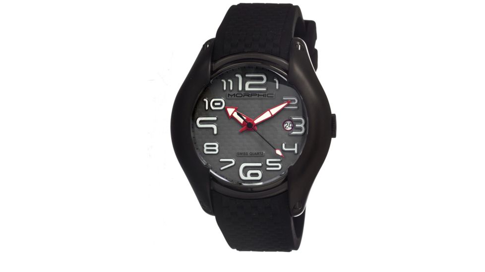 Morphic M3 Series Mens Watch, Black-Grey-Red-White MPH0304