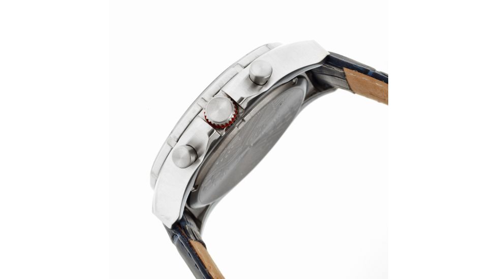 Morphic 3602 M36 Series Mens Watch, 44mm, Black Strap, Obsidian Dial MPH3602