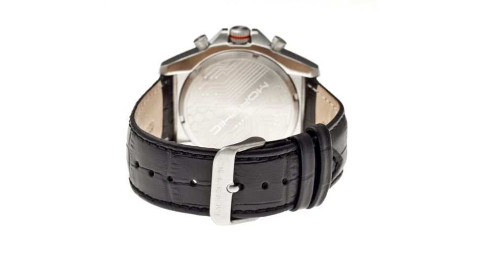 Morphic 3604 M36 Series Mens Watch, 44mm, Black Strap, Oynx Dial MPH3604