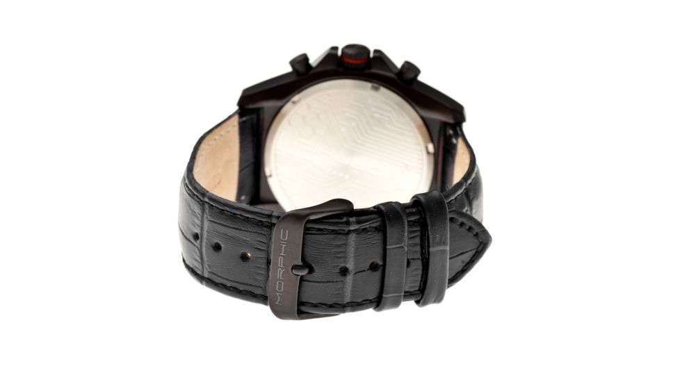 Morphic 3607 M36 Series Mens Watch, 44mm, Black Strap, Oynx Dial MPH3607