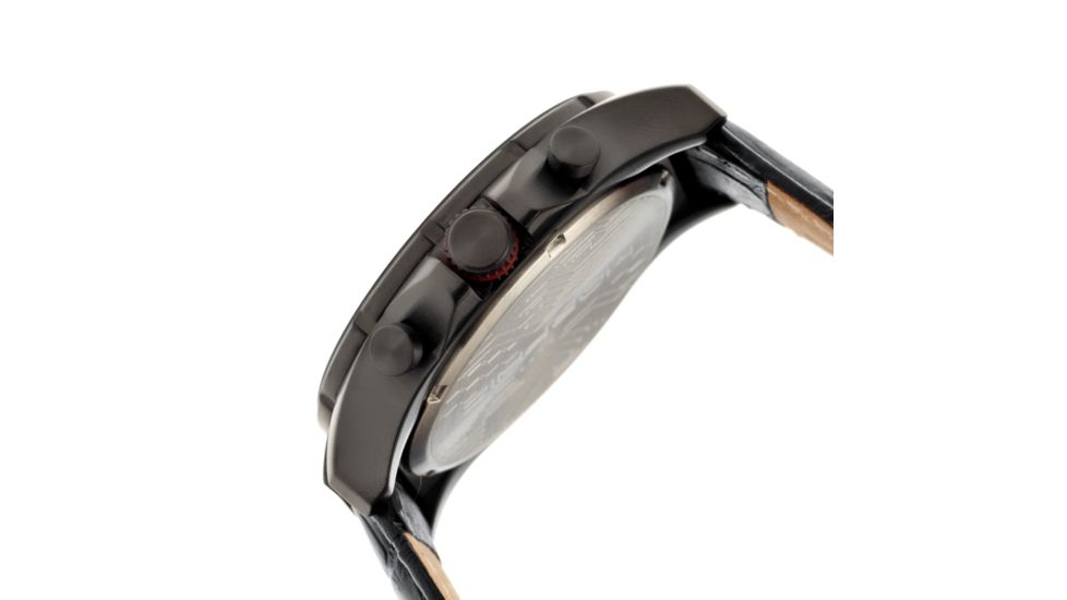 Morphic 3607 M36 Series Mens Watch, 44mm, Black Strap, Oynx Dial MPH3607