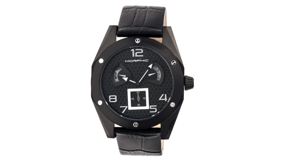 Morphic M42 Series Men's Watches, Black Case, Black Dial MPH4205