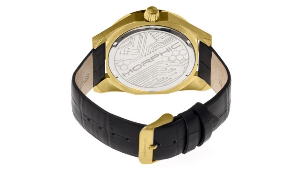 Morphic M42 Series Men's Watches, Gold Case, Black Dial MPH4203
