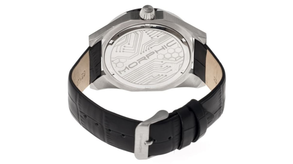 Morphic M42 Series Men's Watches, Silver Case, Silver Dial MPH4201