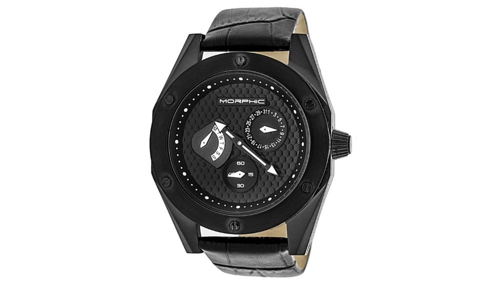 Morphic M46 Series Men's Watches, Black Case, Black Dial MPH4604