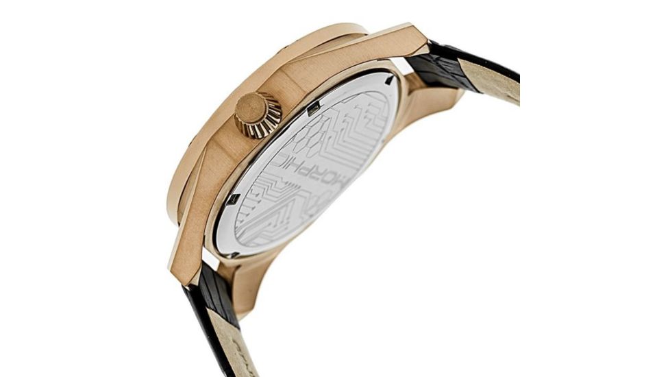 Morphic M46 Series Men's Watches, Rose Gold Case, Black Dial MPH4607