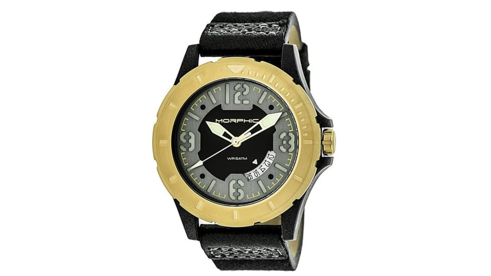 Morphic 4704 M47 Series Mens Watch, Black MPH4704