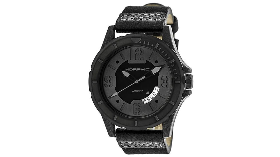 Morphic 4706 M47 Series Mens Watch, Black MPH4706