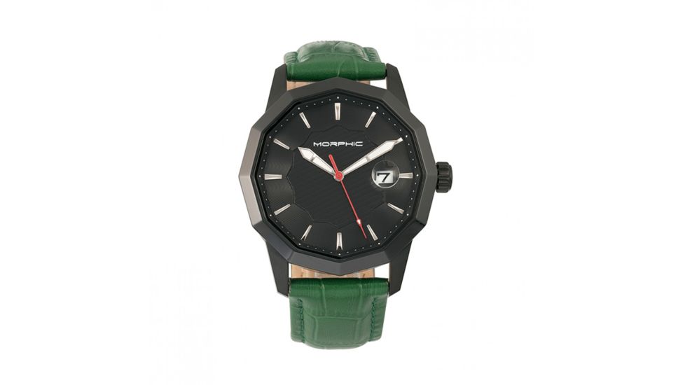 Morphic M56 Series Mens Watch, Black / Green MPH5607