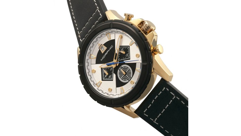 Morphic M57 Series Mens Watch, Silver / Black MPH5703