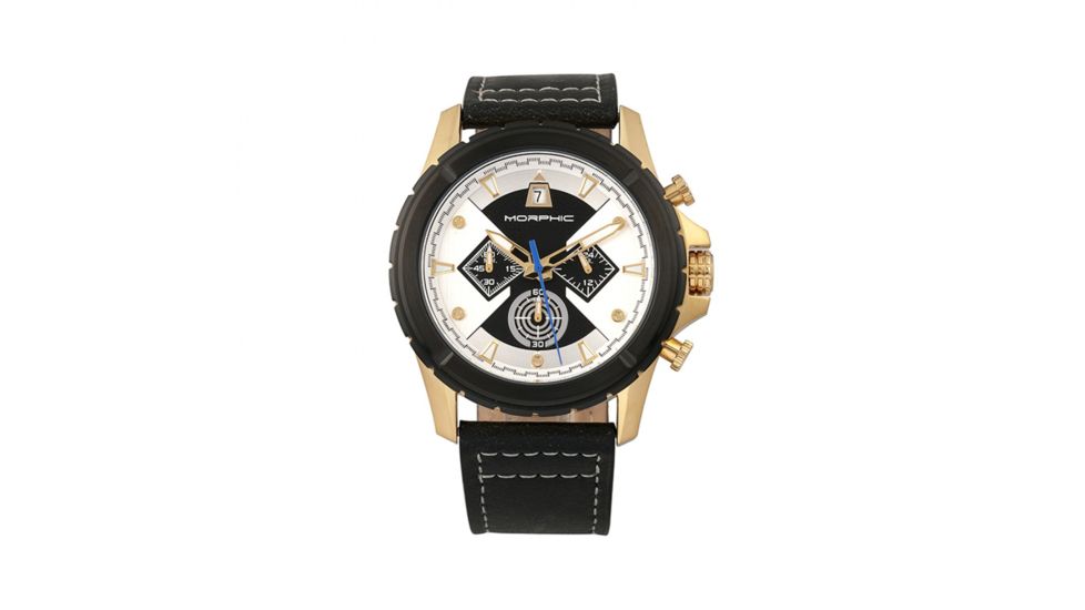 Morphic M57 Series Mens Watch, Silver / Black MPH5703