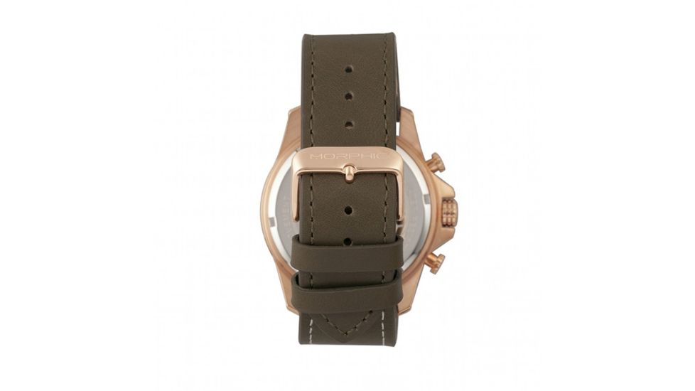 Morphic M57 Series Mens Watch, Silver / Olive MPH5706