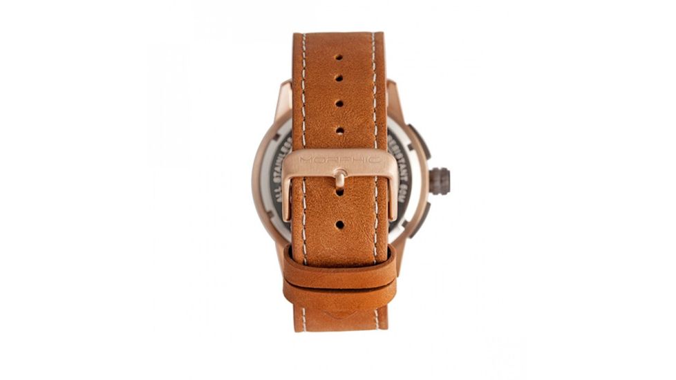 Morphic M61 Series Mens Watch, Black / Tan MPH6104