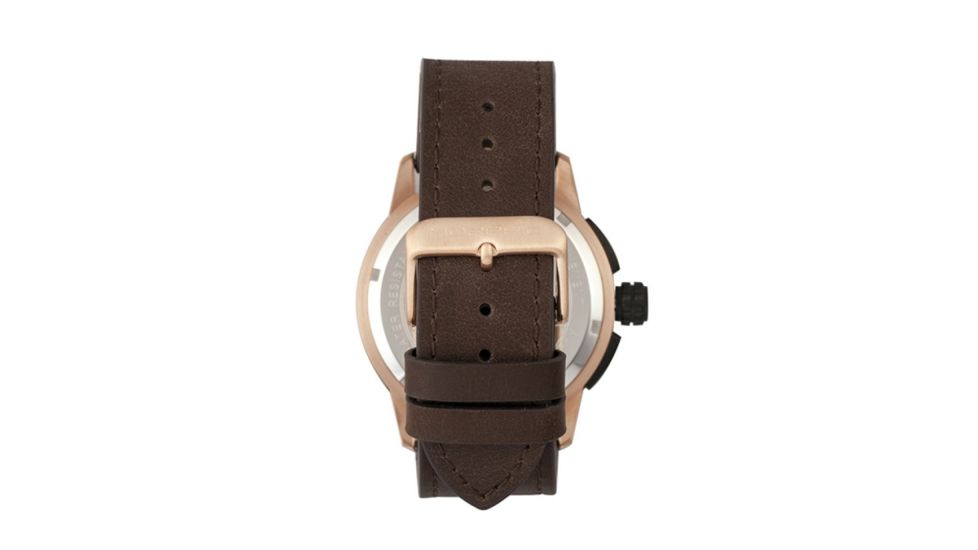 Morphic M61 Series Mens Watch, Black / Dark Brown MPH6105
