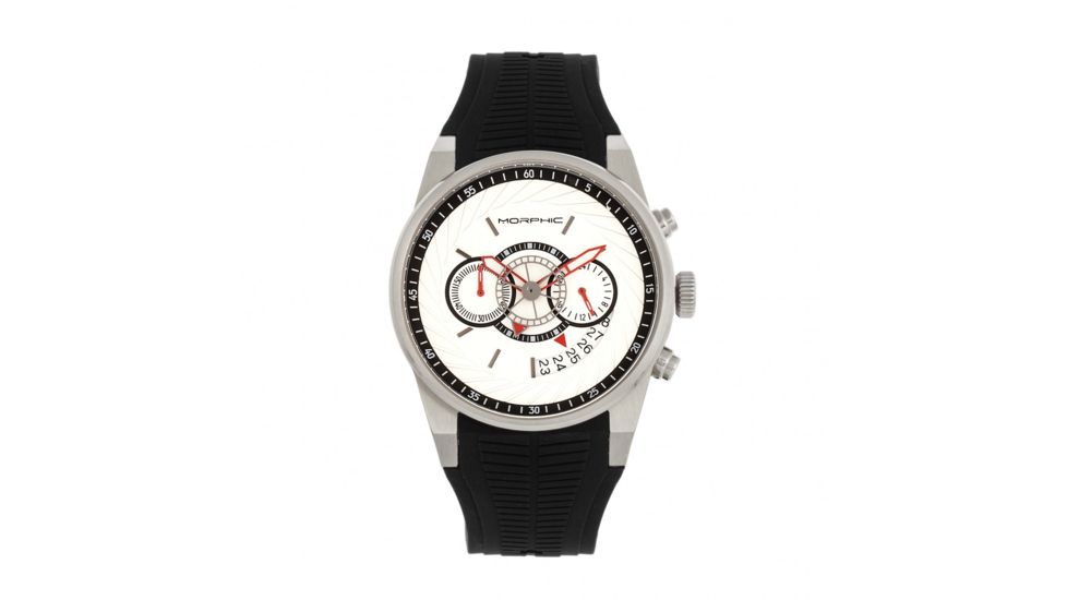 Morphic M72 Series Strap Watch, Black/Silver, One Size, MPH7201